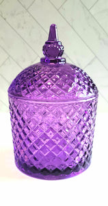 Spire-Purple Candle Vessel