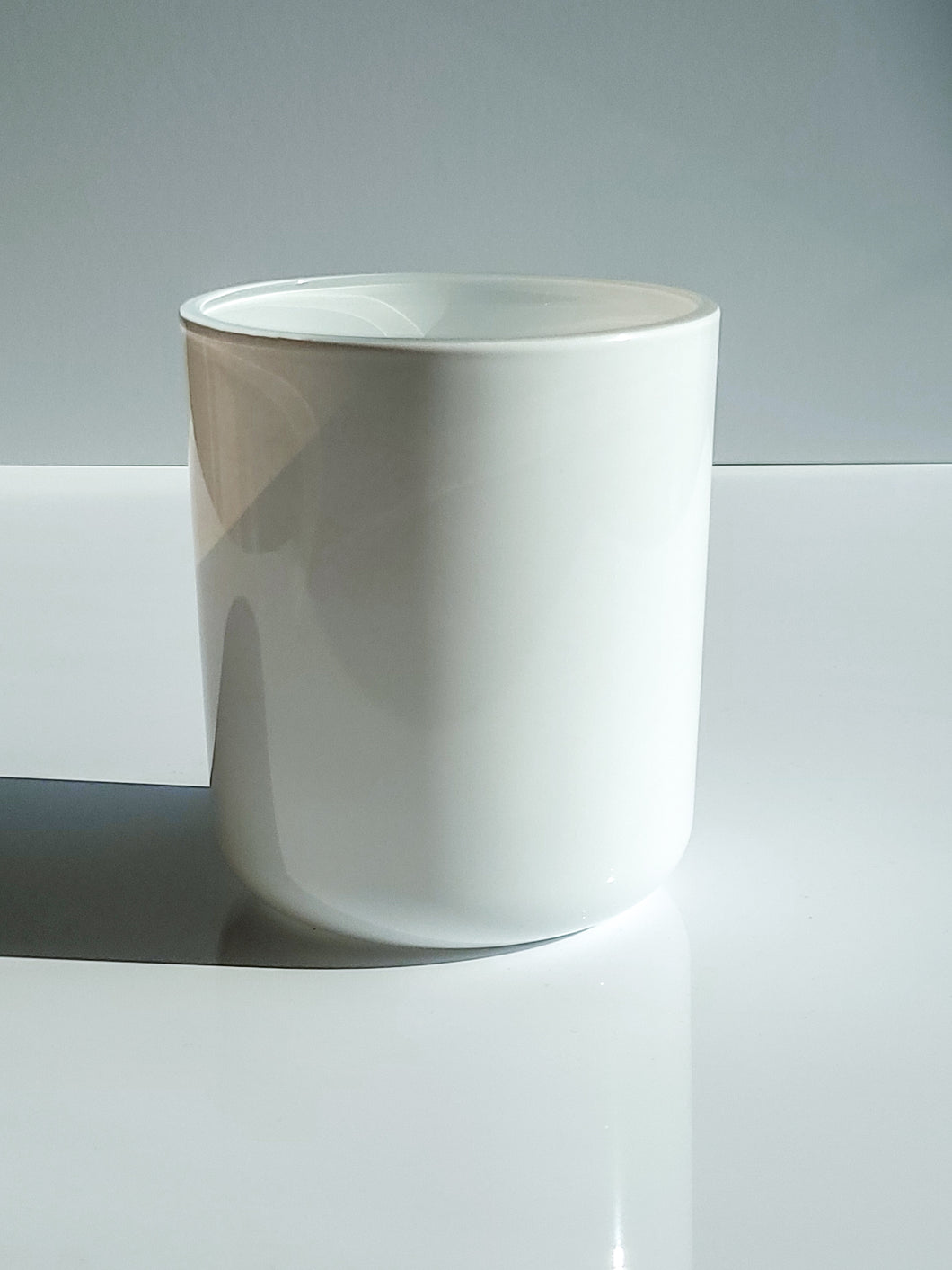 Craftsman - White Gloss Candle Vessel