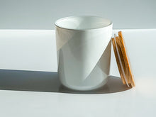 Load image into Gallery viewer, Craftsman - White Gloss Candle Vessel
