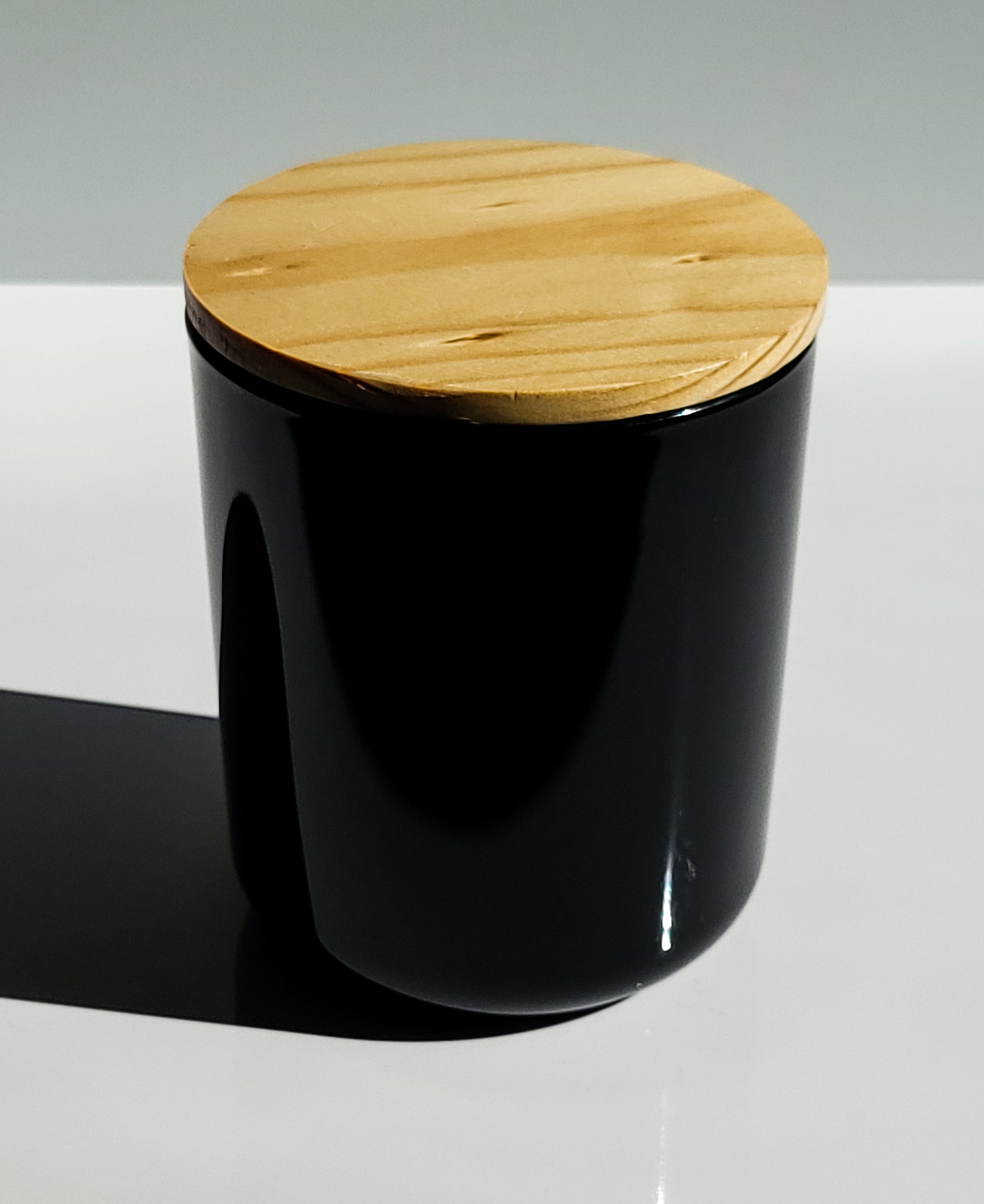 Luxury Vessels - Beautiful solid black two piece 10 oz faceted jar – CJ  Candle Supply