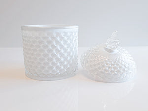 Spire-White Gloss Candle Vessel