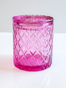 Trellis - Pink Candle Vessel