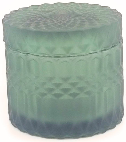 Domonique - Frosted Hunter Green Candle Vessel