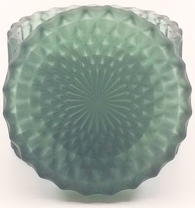Domonique - Frosted Hunter Green Candle Vessel