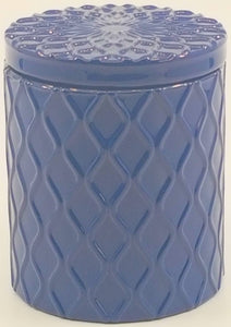 Trellis - Classic Blue Candle Vessel