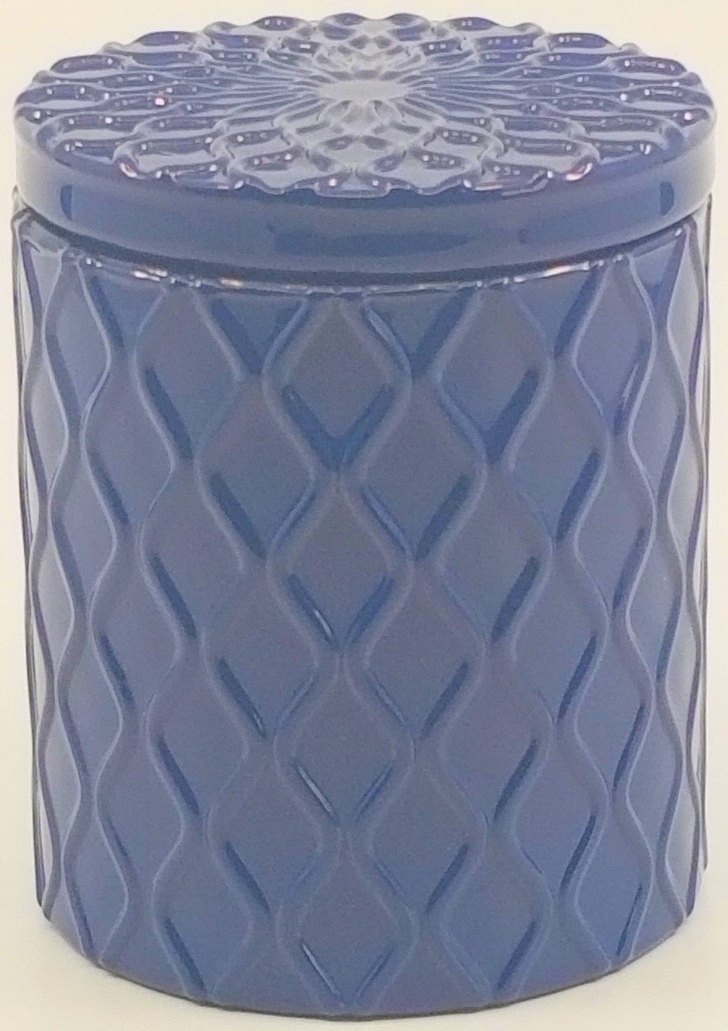 Trellis - Classic Blue Candle Vessel